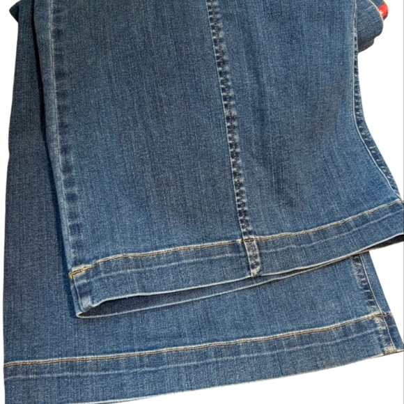 New Spanx Seamed-Front High Rise Wide Leg Jeans Vintage Indigo ..Size 2X - Picture 8 of 12